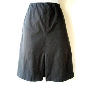 1999  KOOKAÏ  black cotton miniskirt  slit size 6